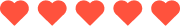 5 Hearts Like